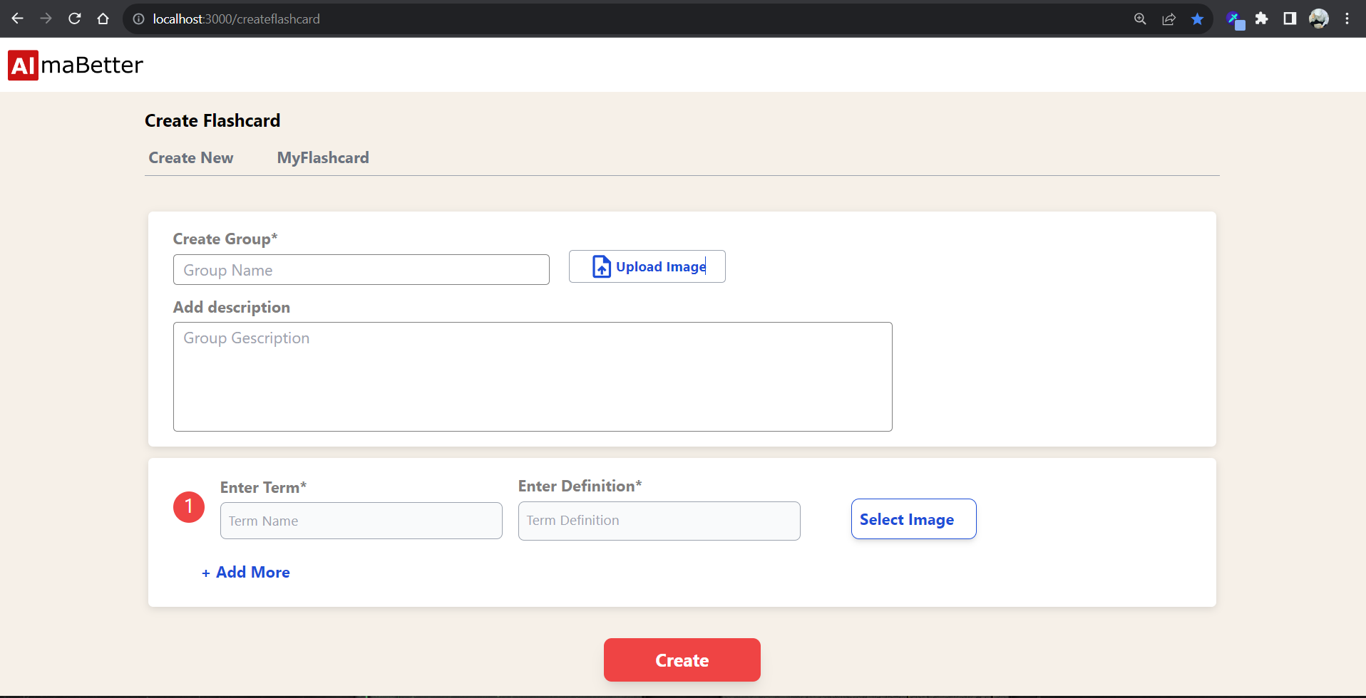 Flashcard gererator